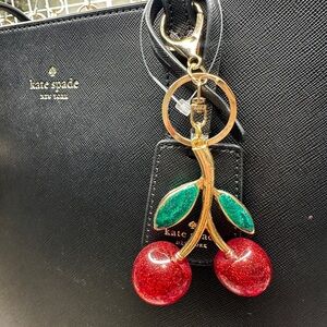 Cherry Bag Charm Keychain